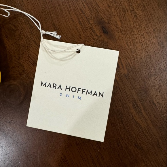 New! Mara Hoffman Abigail Bikini Top Size Small - Picture 8 of 8